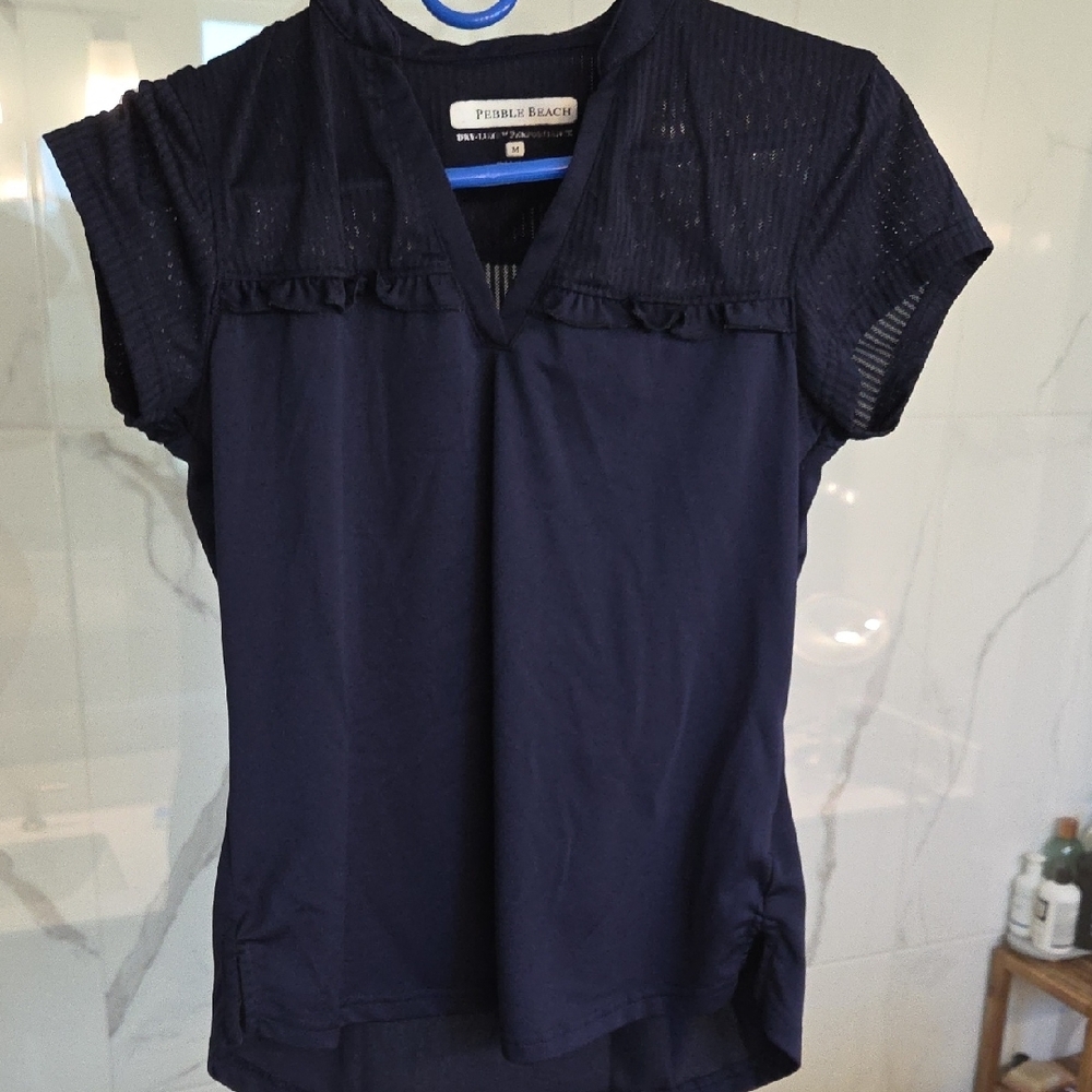 Pebble BEACH Midnight Blue Top